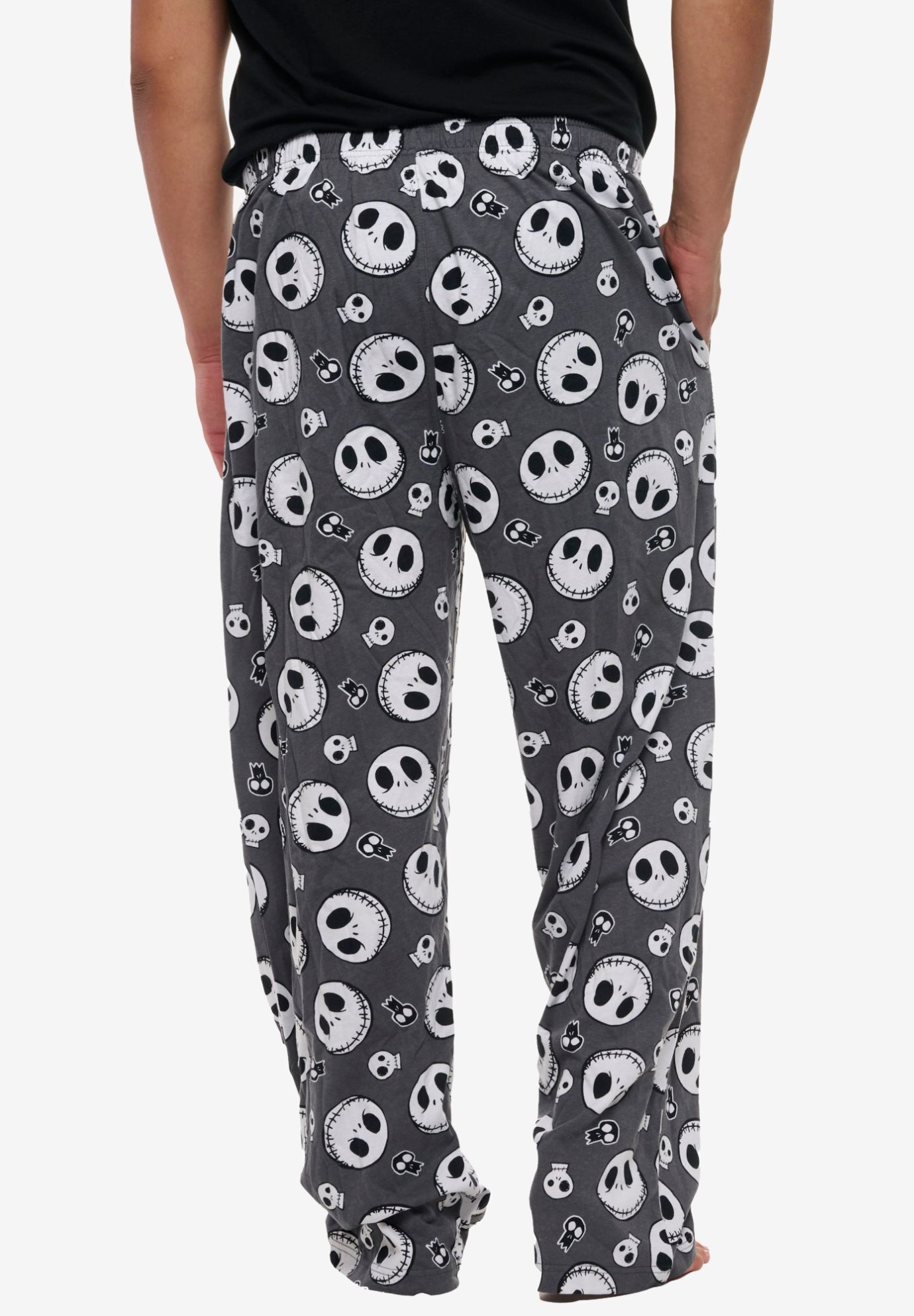 Jack Skellington Pajama Pants Lounge Wear Nightmare Before Christmas, GRAY, alternate image number 4