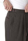 KS Signature No Hassle® Classic Fit Expandable Waist Double-Pleat Dress Pants, , alternate image number null