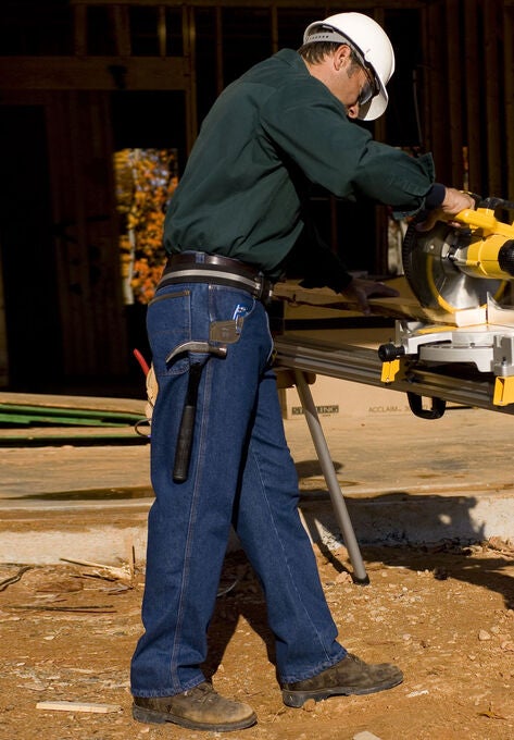 Denim or Ripstop Carpenter Jeans by Wrangler®, , alternate image number null