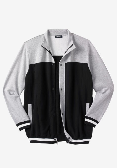 Coaches Collection Baseball Inspired Jacket Big And Tall Casual