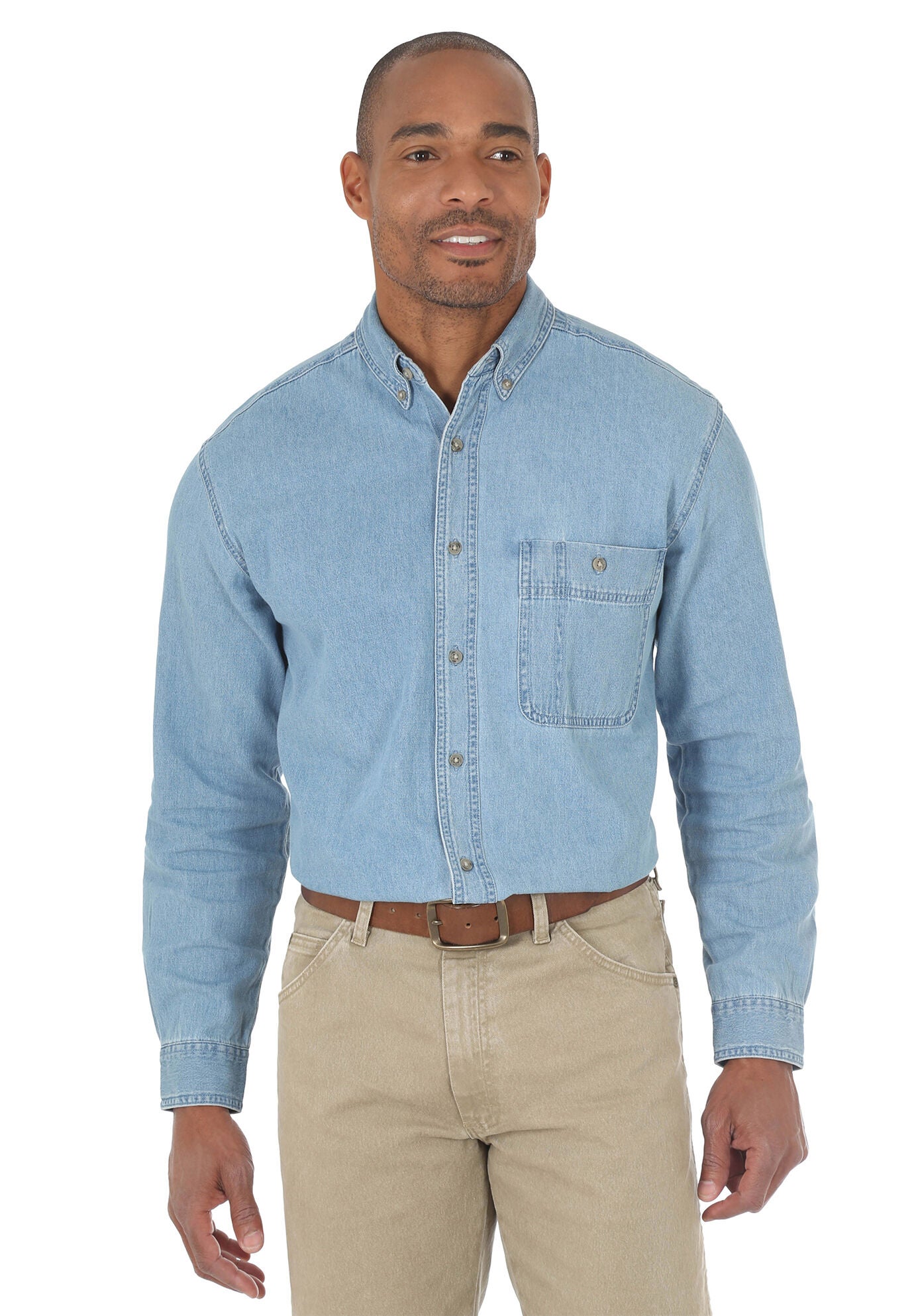 Wrangler Rugged Wear Basic Denim Shirt
