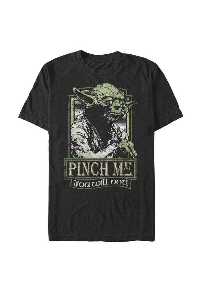 Yoda Pinch Tops & Tees, BLACK, hi-res image number 0