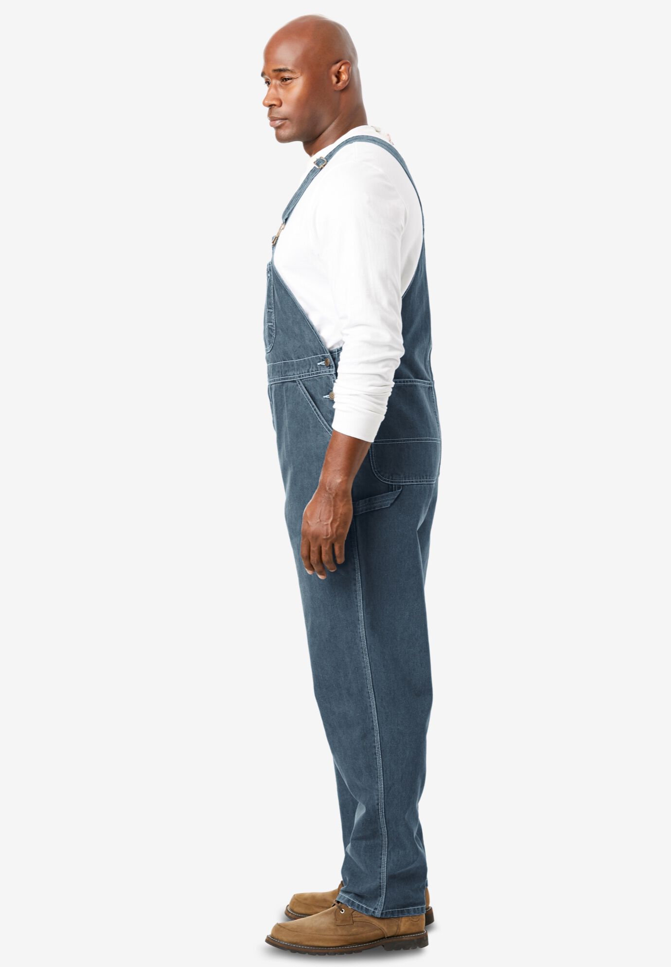 Boulder Creek Denim Overalls Workwear Essentials Blue Wash King Size