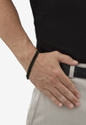 Men'S 2 Piece Curb-Link Black Ion-Plated Stainless Steel Chain Set 24" & 9" Lengths, , alternate image number null