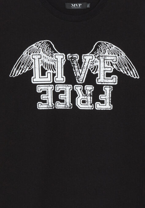 Live Free Print T-Shirt, , alternate image number null