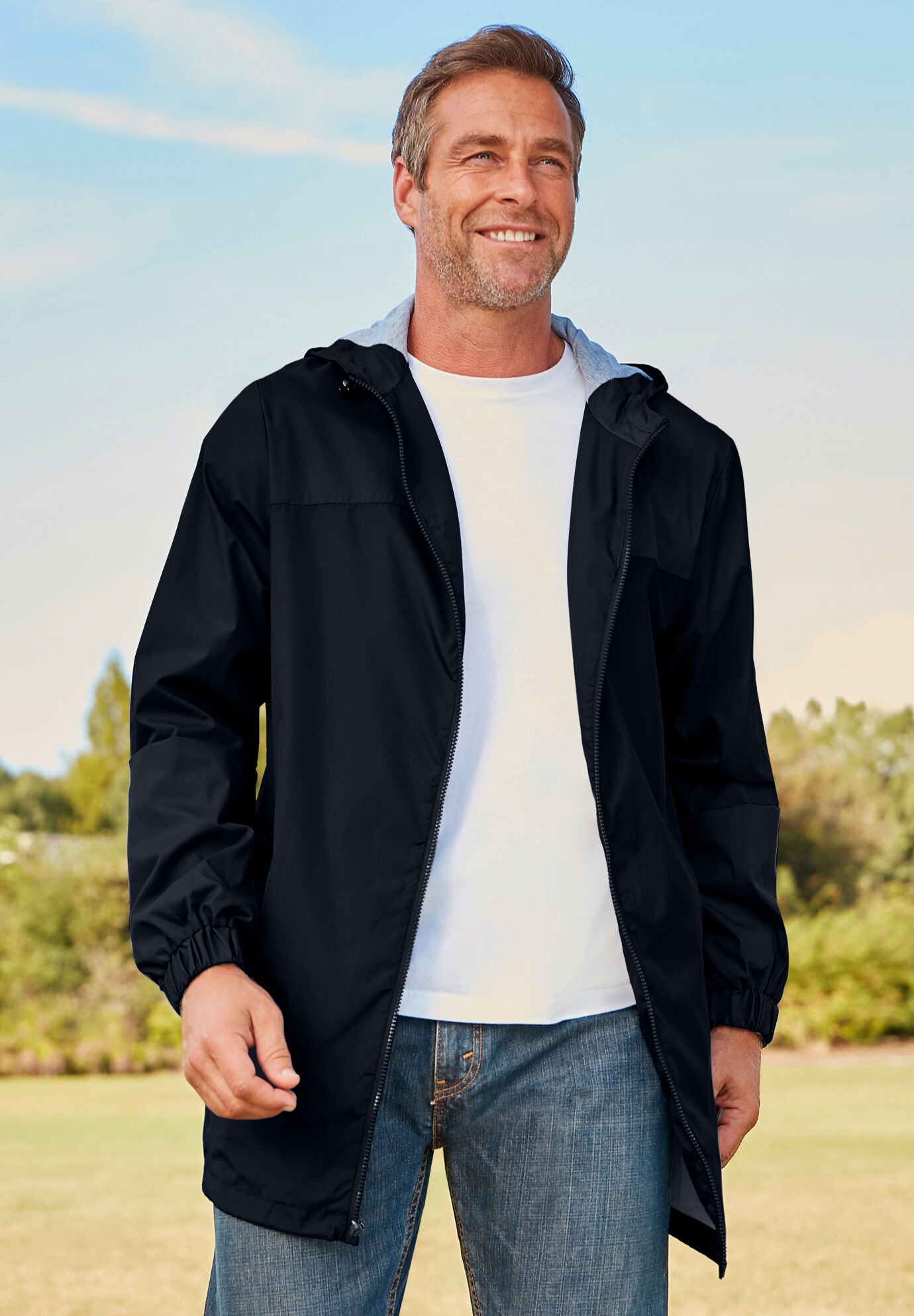 Hollister jersey lined windbreaker hot sale