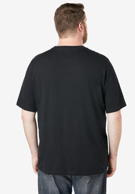 Shrink-Less™ Lightweight Pocket Crewneck T-Shirt, , on-hover image number null