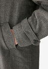Wool-Blend Long Overcoat, , alternate image number null