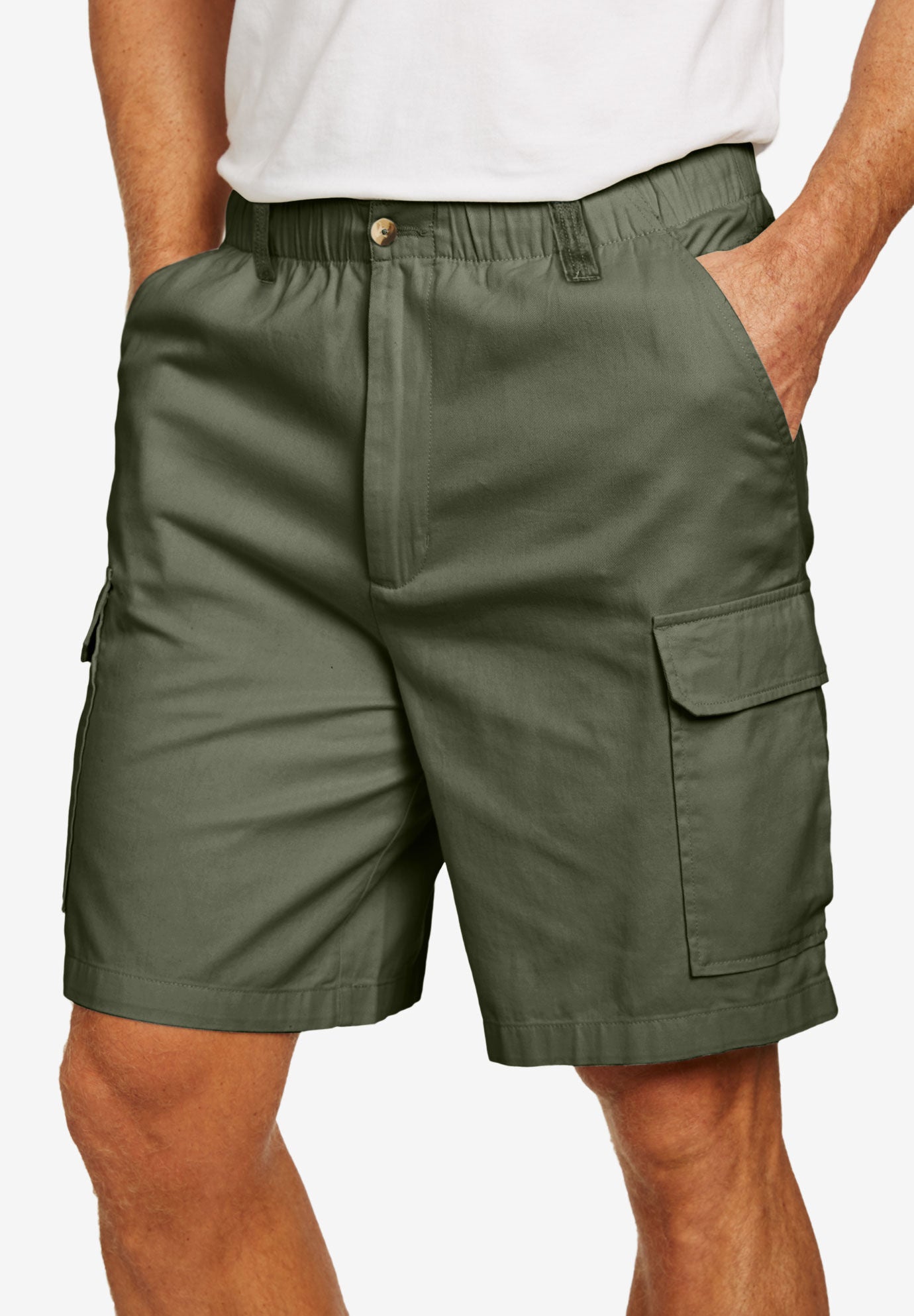 Elastic Waist Cargo Shorts Knockarounds 8