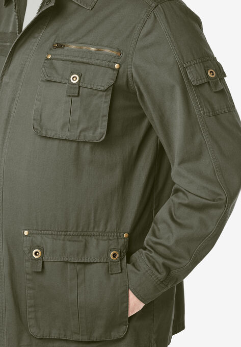 Multi-Pocket Twill Jacket, , alternate image number null