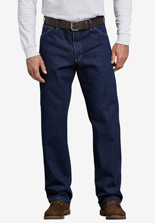 Relaxed Fit Carpenter Denim Jeans by Dickies®, TINTED HERITAGE KHAKI, hi-res image number 0