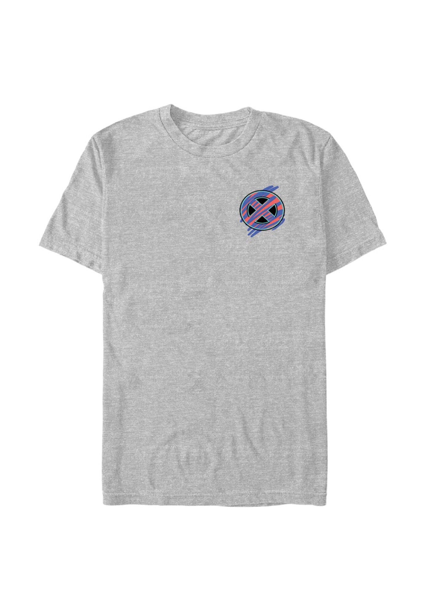 Xmen 90S Scribble Tops & Tees, ATHLETIC HEATHER, hi-res image number 0