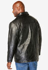 Embossed leather jacket, , on-hover image number null