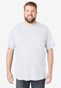 Boulder Creek by Kingsize Mens Big /& Tall Heavyweight Short-Sleeve Henley Shirt