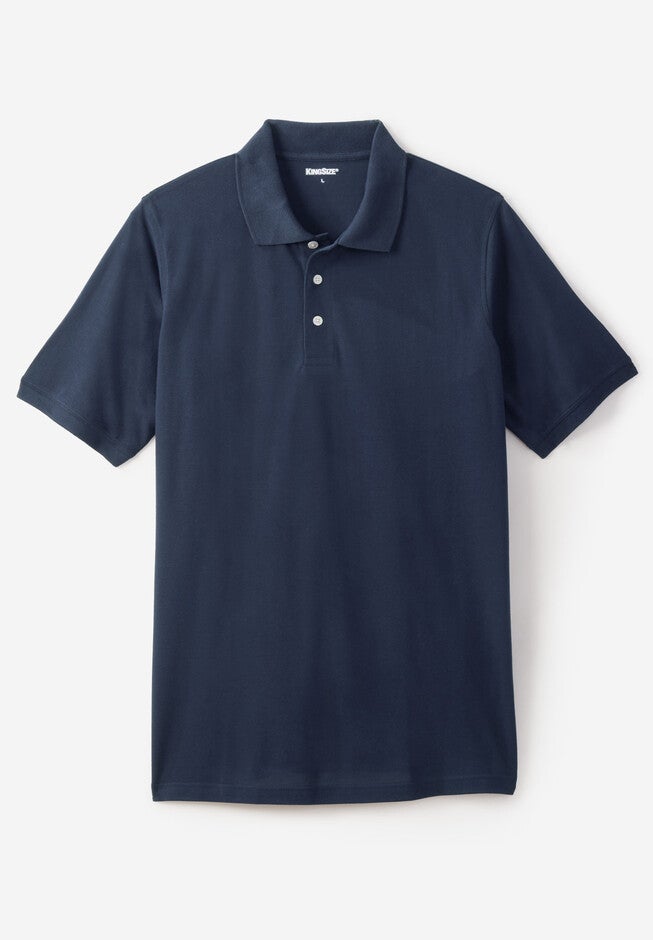 Pima Piqué Polo Shirt, NAVY, hi-res image number null