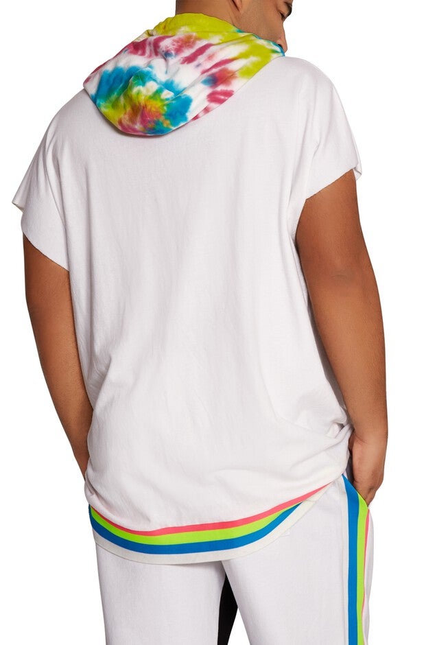 MVP Collections® Tie-Dye Sleeveless Hoodie, , on-hover image number null