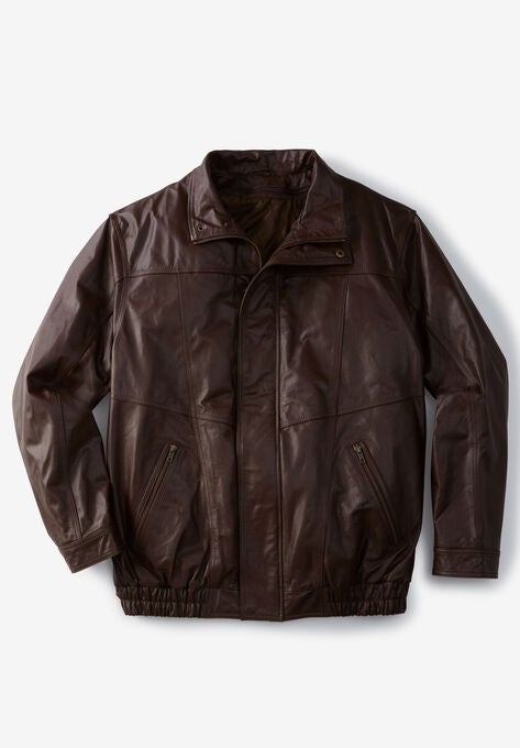 4Xlt Leather Flight Jacket