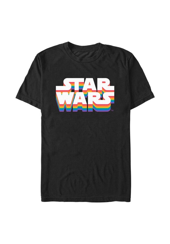 Star Wars Logo Pride Tops & Tees, BLACK, hi-res image number null
