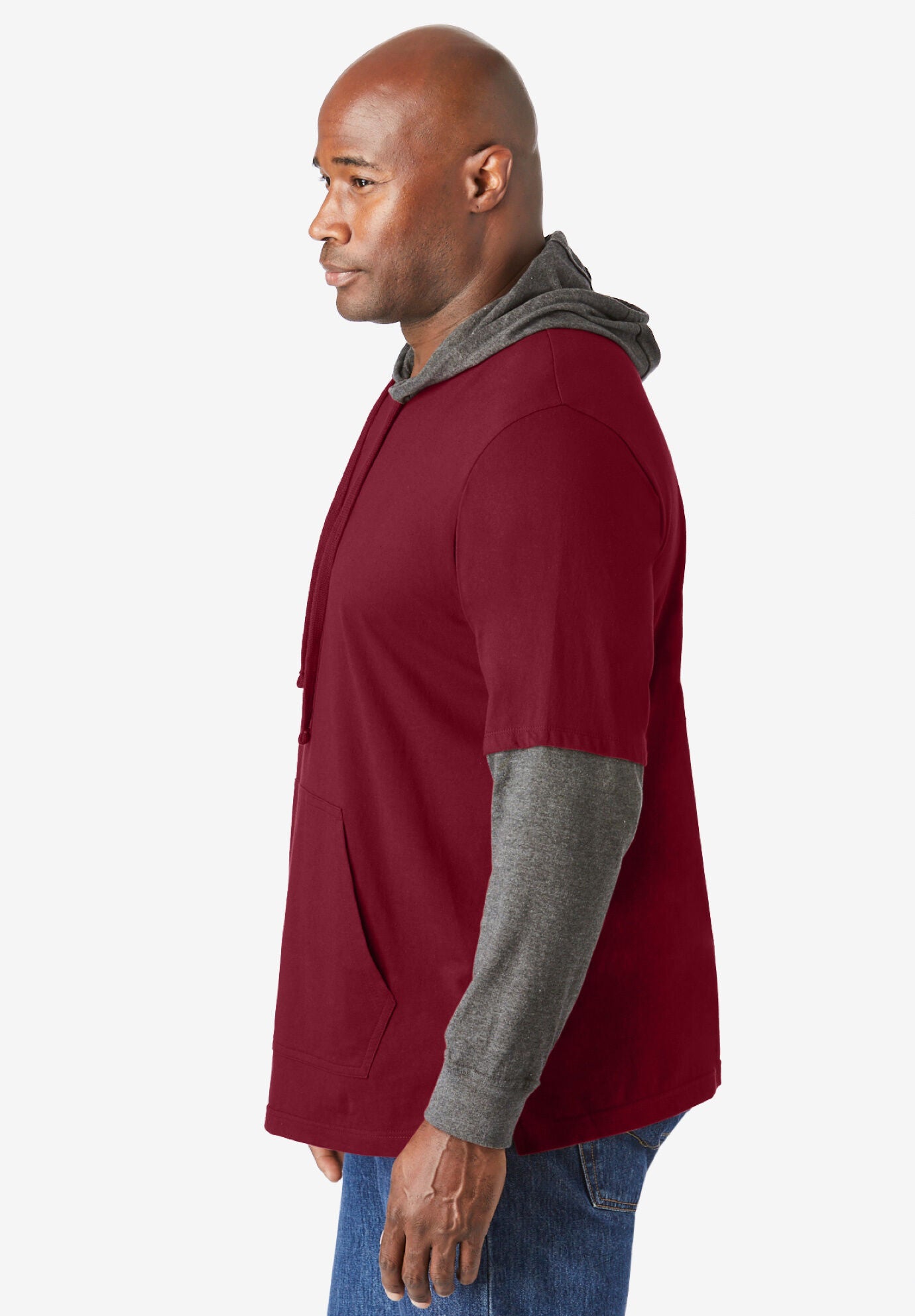 Lightweight Hangdown Hoodie, , alternate image number 2