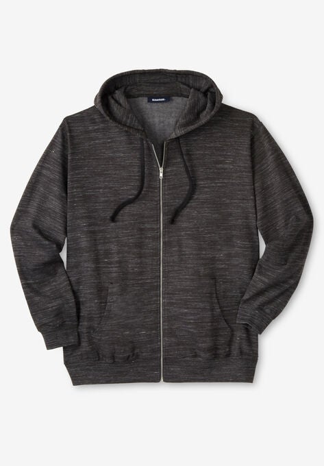 Fleece Zip-Front Hoodie | King Size