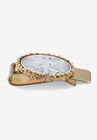 Men'S Commemorative Genuine Half Dollar Money Clip In Yellow Goldtone, , on-hover image number null