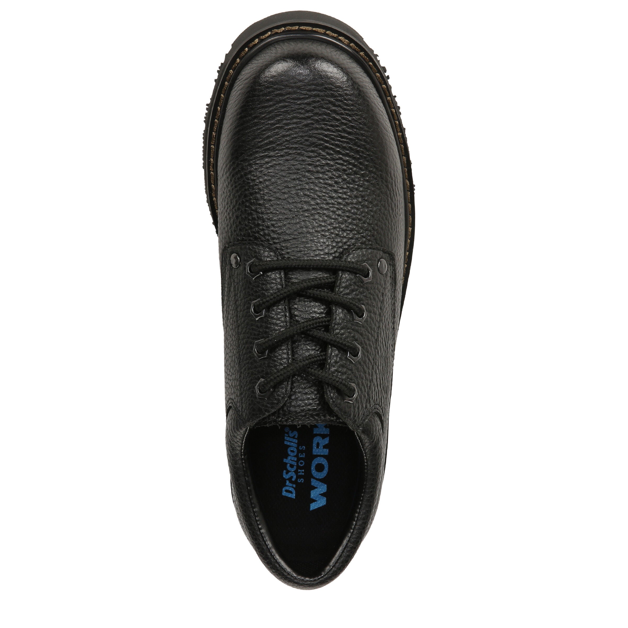 Harrington II Slip Resistant Oxford, BLACK, alternate image number 6