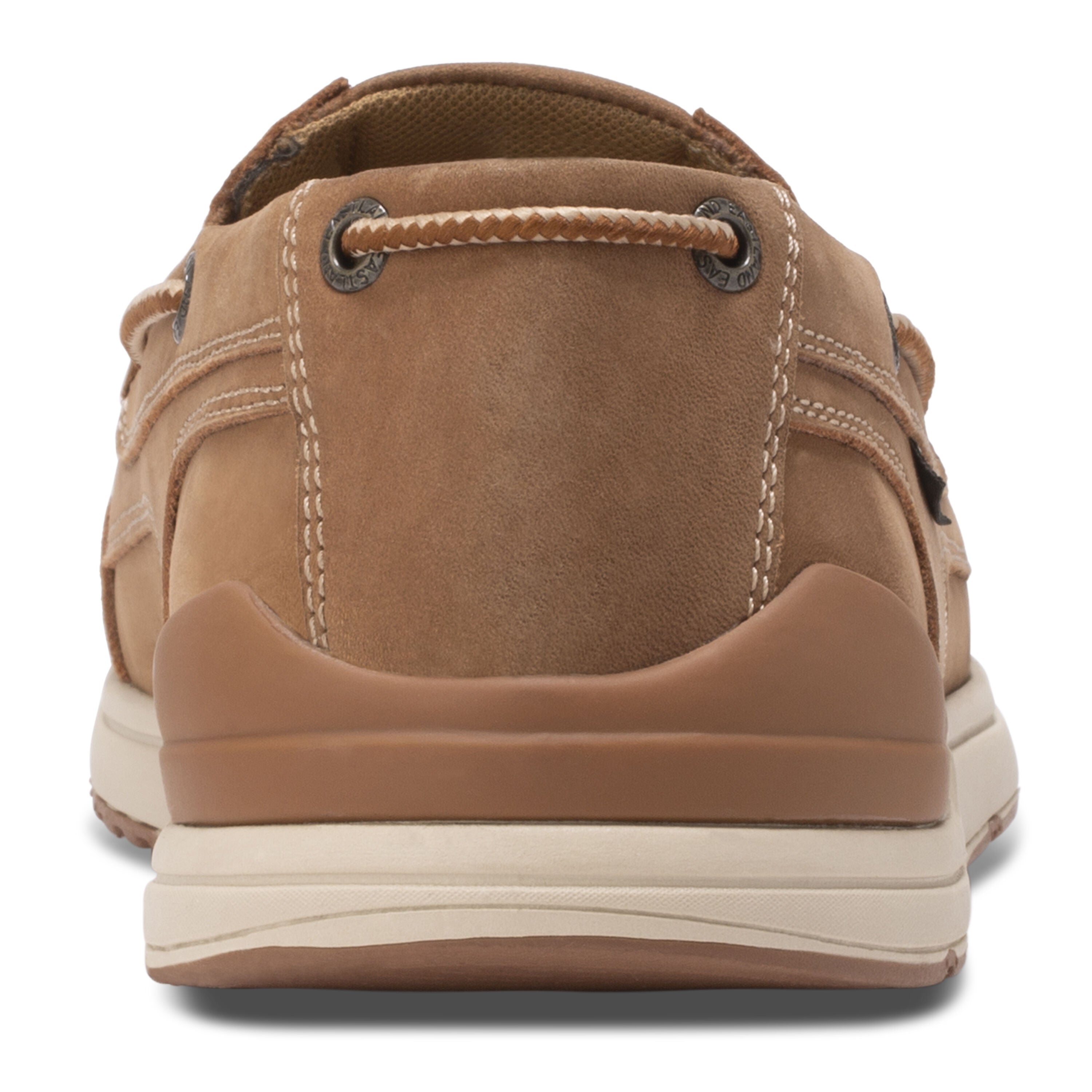 Thames Leather Boat Shoe Slip On, TAN, on-hover image number 1