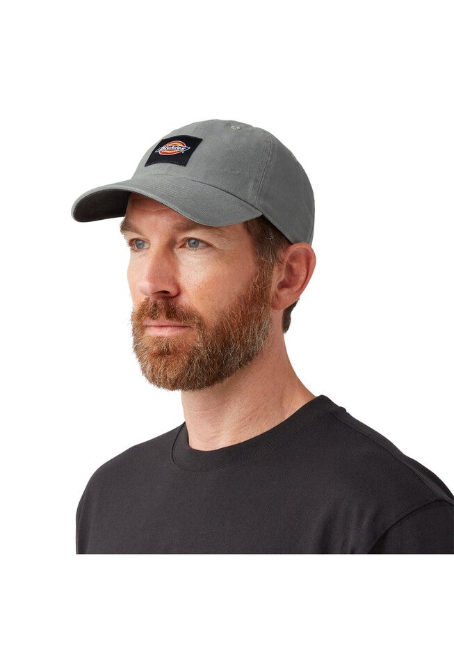 Dickies Washed Adjustable Canvas Cap, GREY, hi-res image number null
