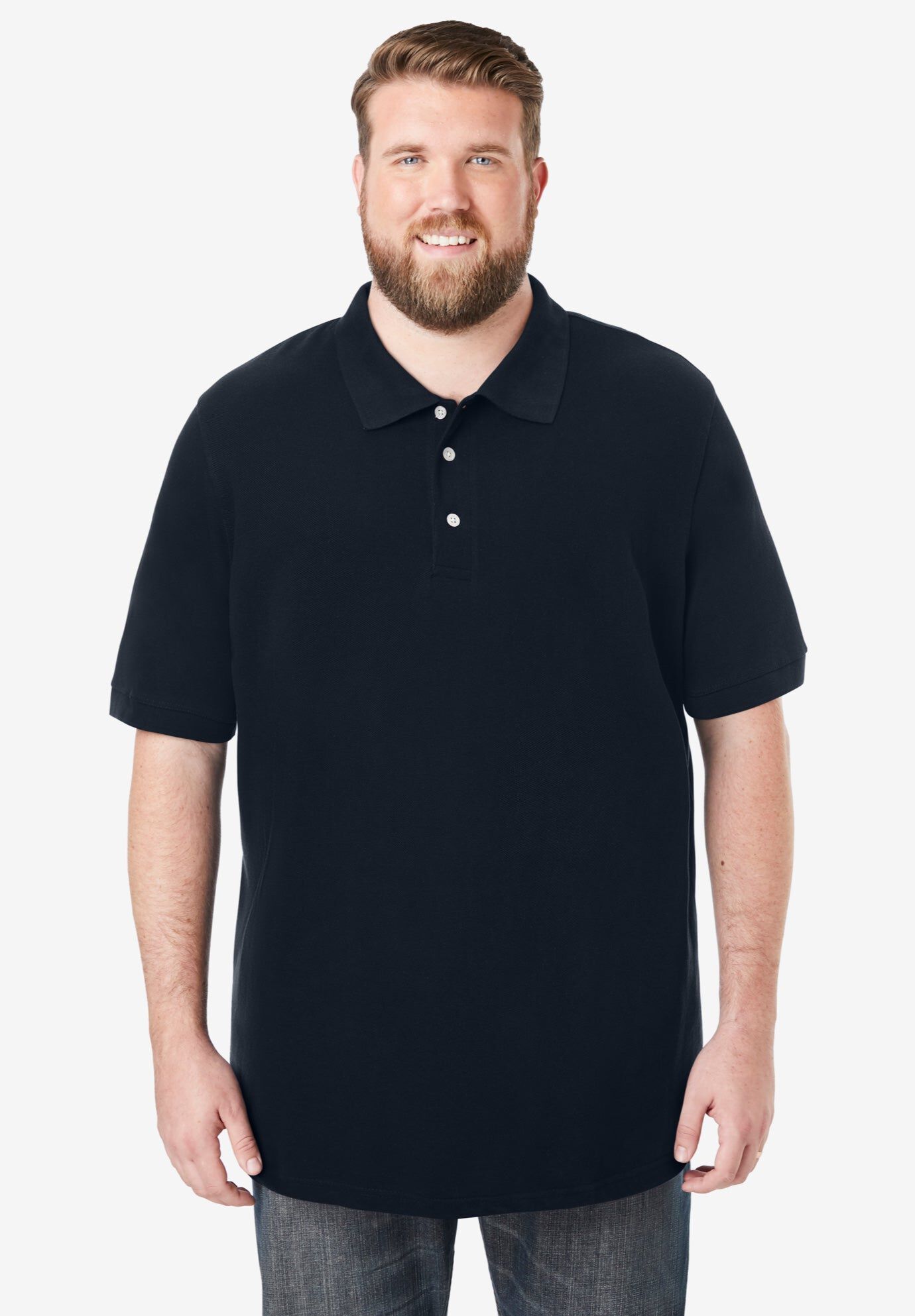 Walmart Mens Long Sleeve Polo Shirts 3xl Shrink-Less™ Polo Shirt