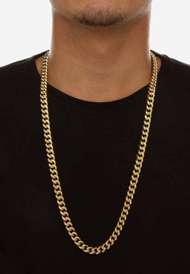 Men'S Goldtone 2-Piece Set Curb Link Chain Necklace (10.5Mm), 30 Inches, , alternate image number null