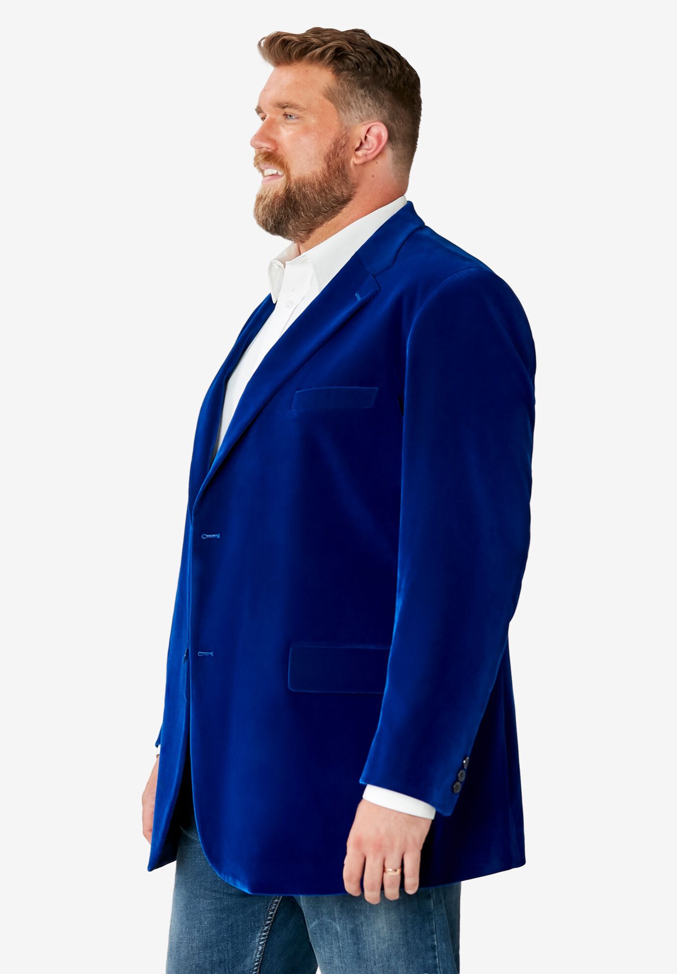 KS Signature Velvet Blazer King Size