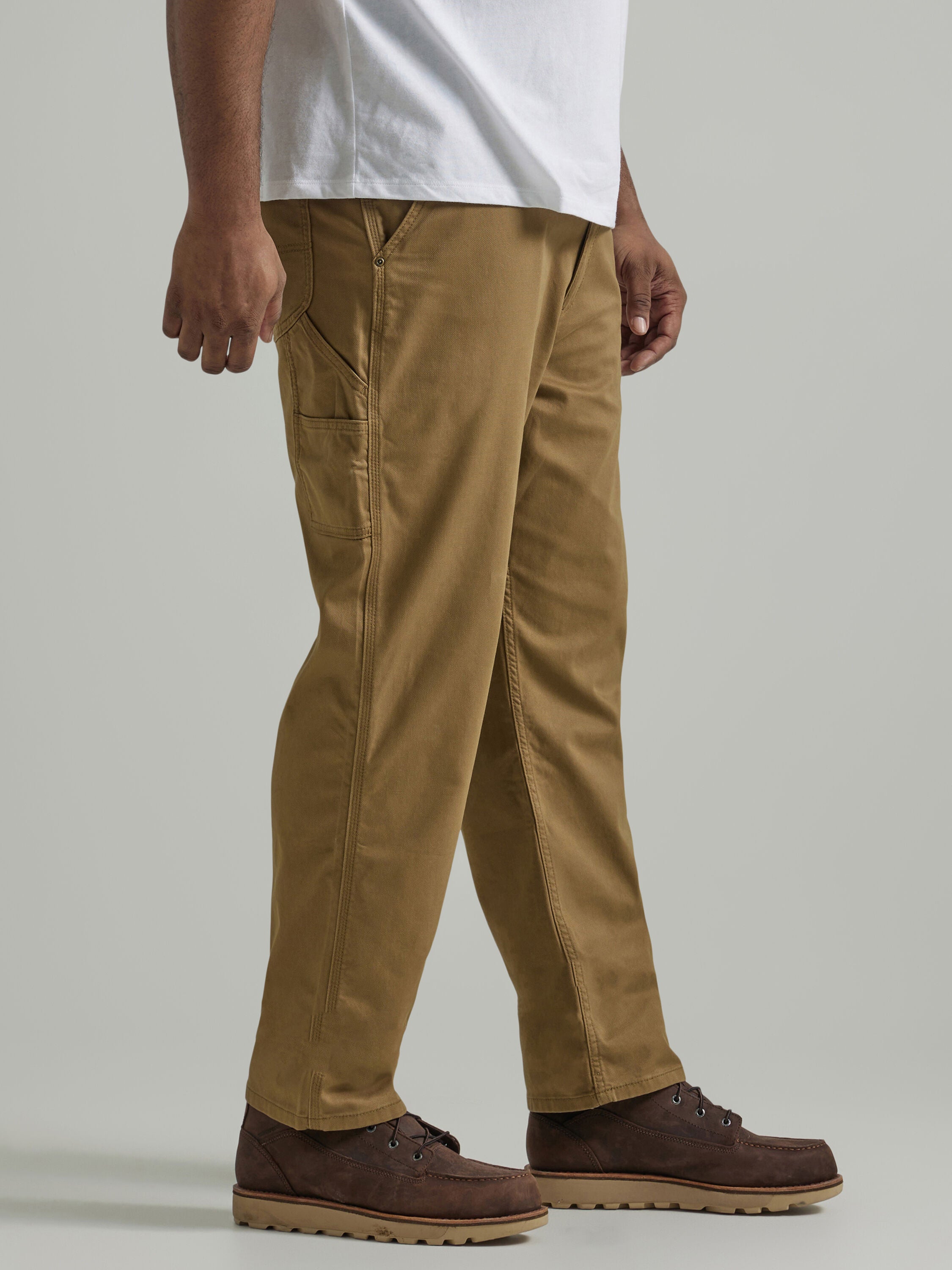 Legendary Workwear Loose Fit Carpenter Jean, DARK KHAKI, alternate image number 2