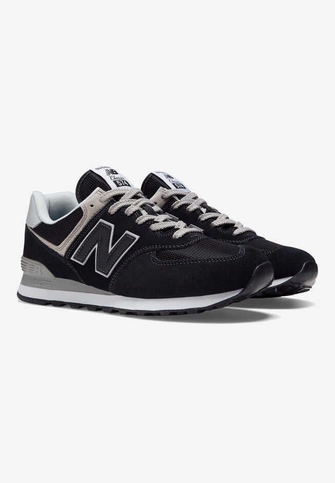 New Balance® 574 Sneaker, BLACK WHITE, alternate image number null
