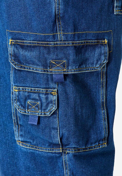 Boulder Creek® 12" Denim Cargo Shorts, , alternate image number null