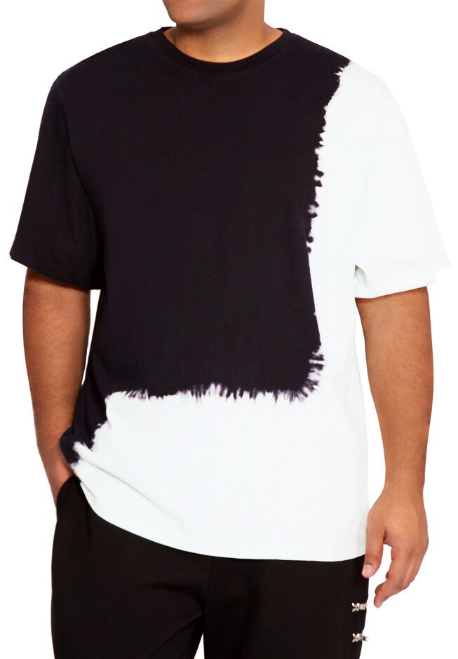 Dip-Dye Tee, ONYX WHITE, hi-res image number null