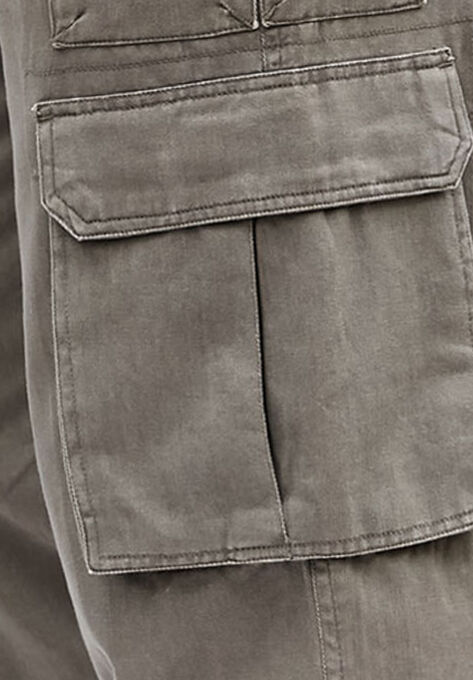 Boulder Creek® Side-Elastic Stacked Cargo Pocket Pants, , alternate image number null