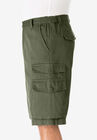 12" Side Elastic Cargo Shorts, , alternate image number null