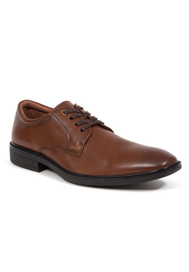 Deer Stags® Trace Comfort Oxford Shoes with Memory Foam, DARK COGNAC, hi-res image number null