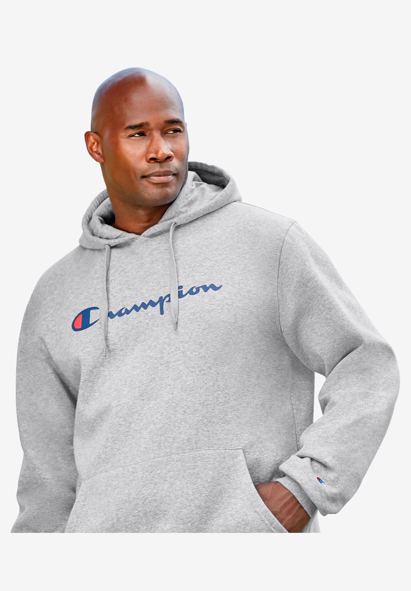 Champion script hoodie mens outlet