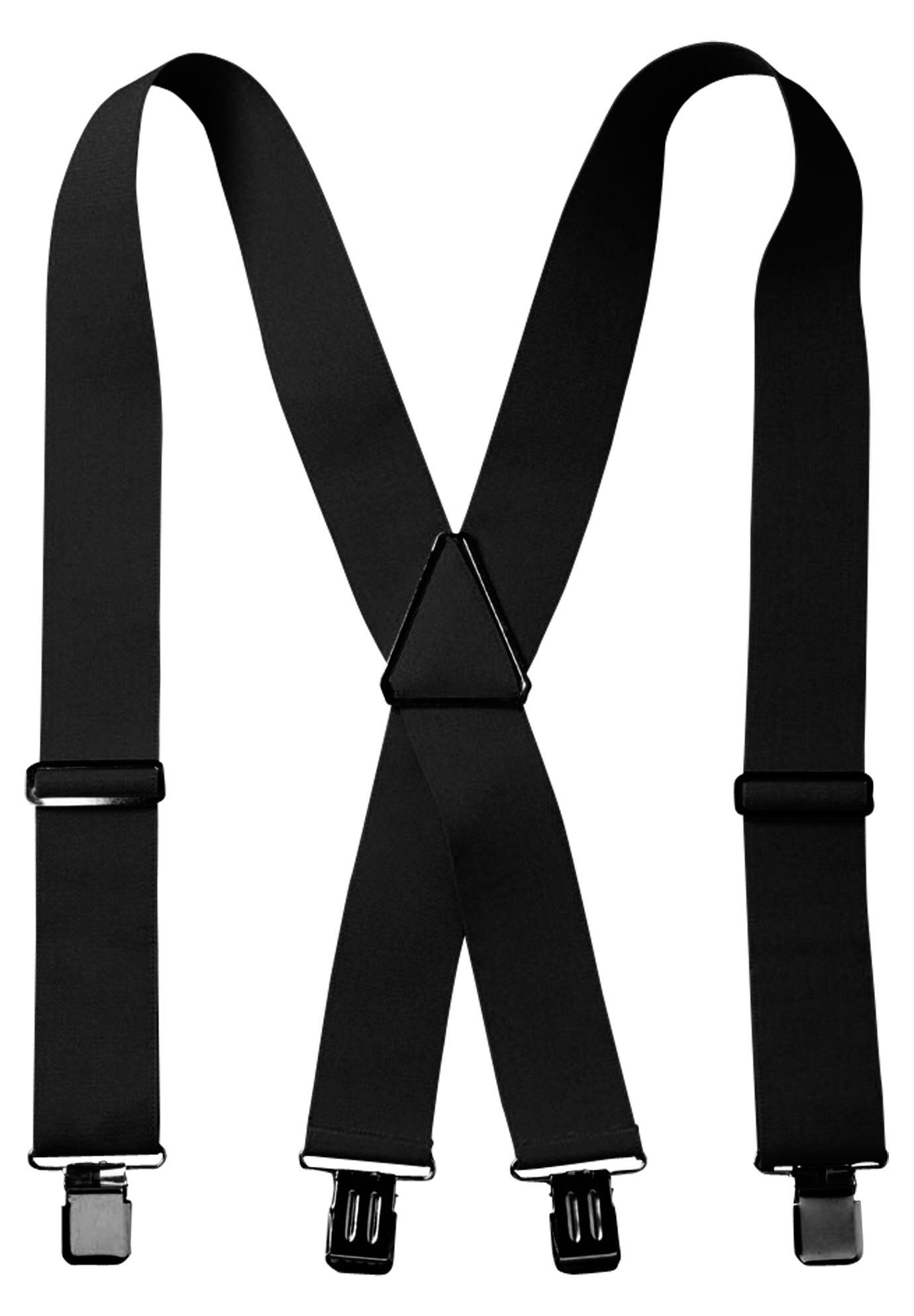 Heavy Duty Suspenders, BLACK