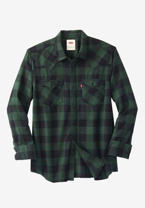 Lassen Brushed Flannel Shirt by Levi's® | King Size
