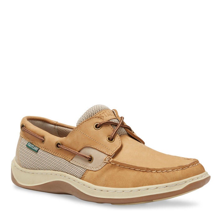 Solstice Leather Boat Shoe, TAN, hi-res image number 0