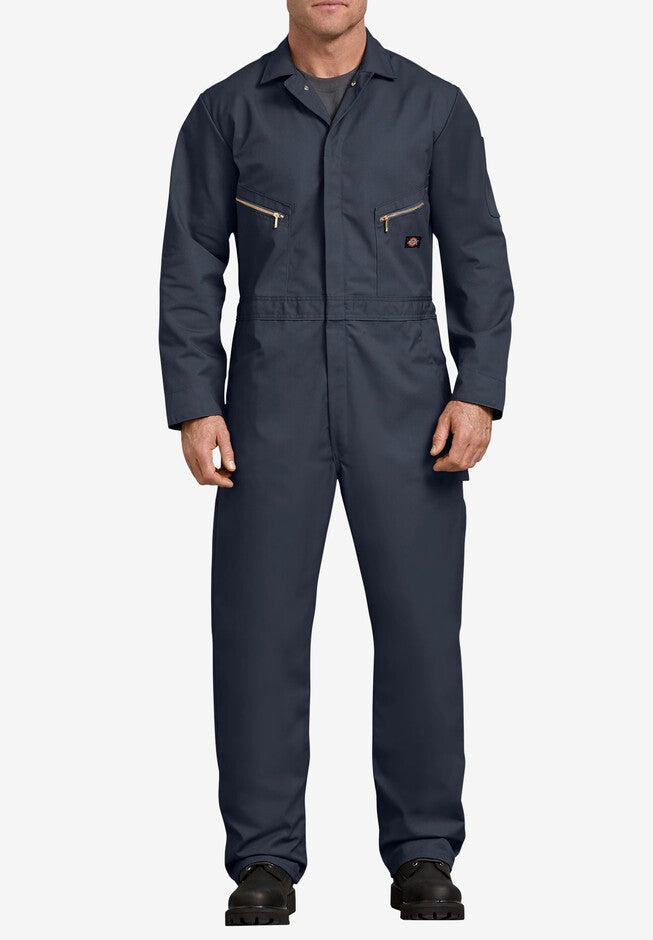 Dickies® Deluxe Long-Sleeve Coveralls, DARK NAVY, hi-res image number null