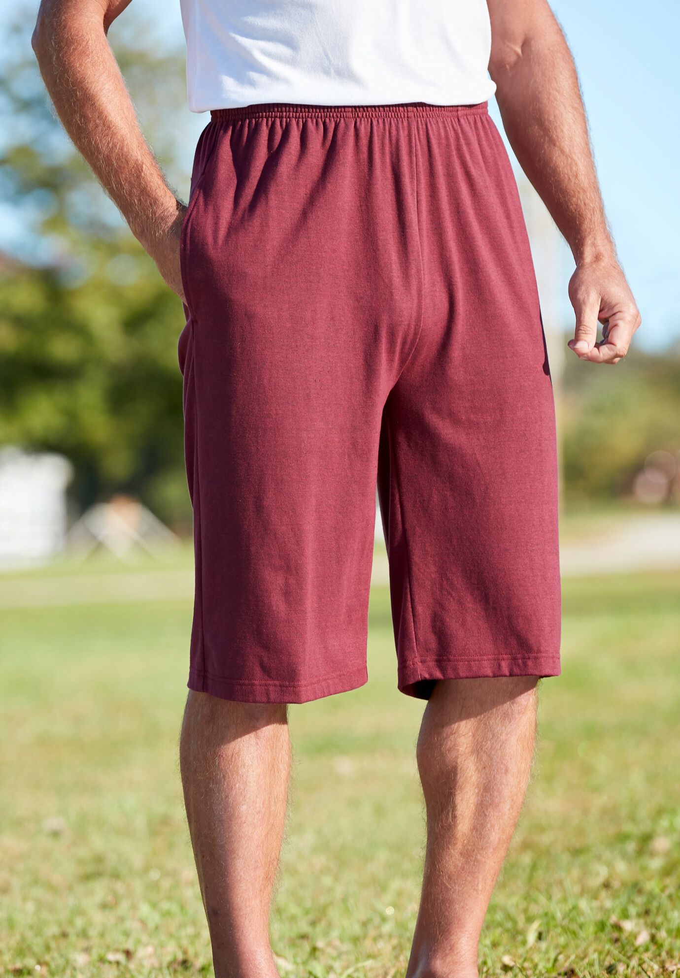 Extra long mens shorts discount