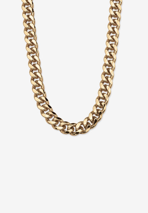 Curb-Link Necklace, YELLOW GOLD, hi-res image number null