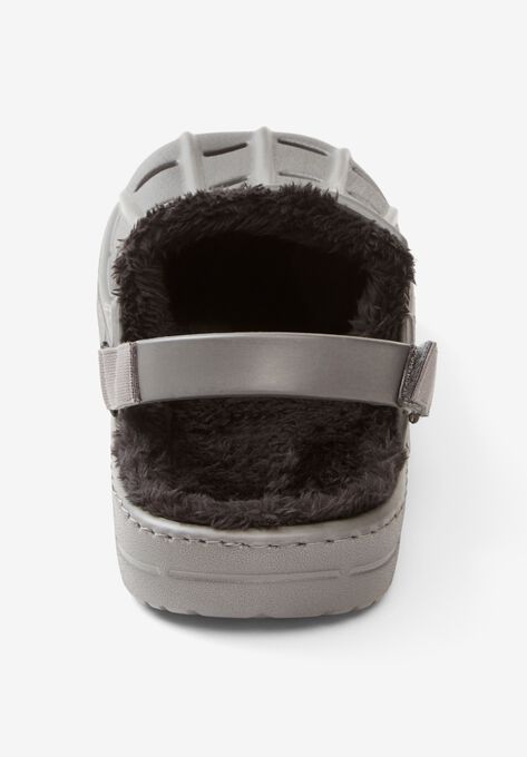 Fur-Lined Rubber Clogs, , alternate image number null