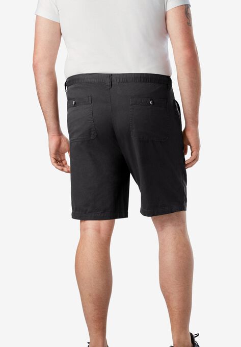 Knockarounds® 8&#34 Full Elastic Plain Front Shorts, , on-hover image number null
