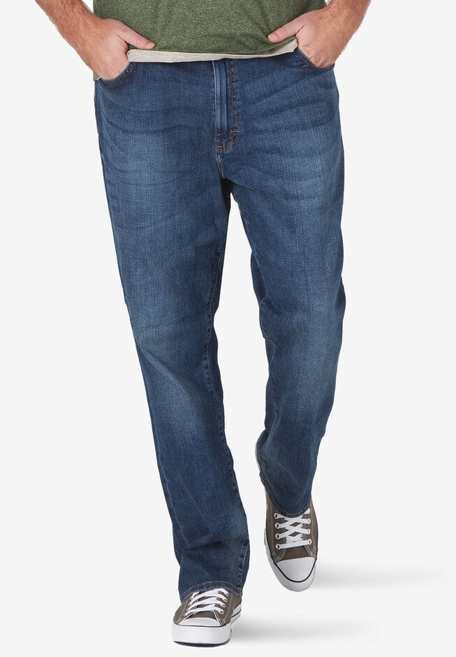 Lee Extreme Motion Straight Tapered Fit Jeans Jeans, BLUE, hi-res image number null