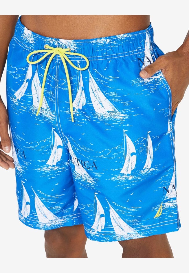 Nautica® Sailboat Swim Trunks, , alternate image number null