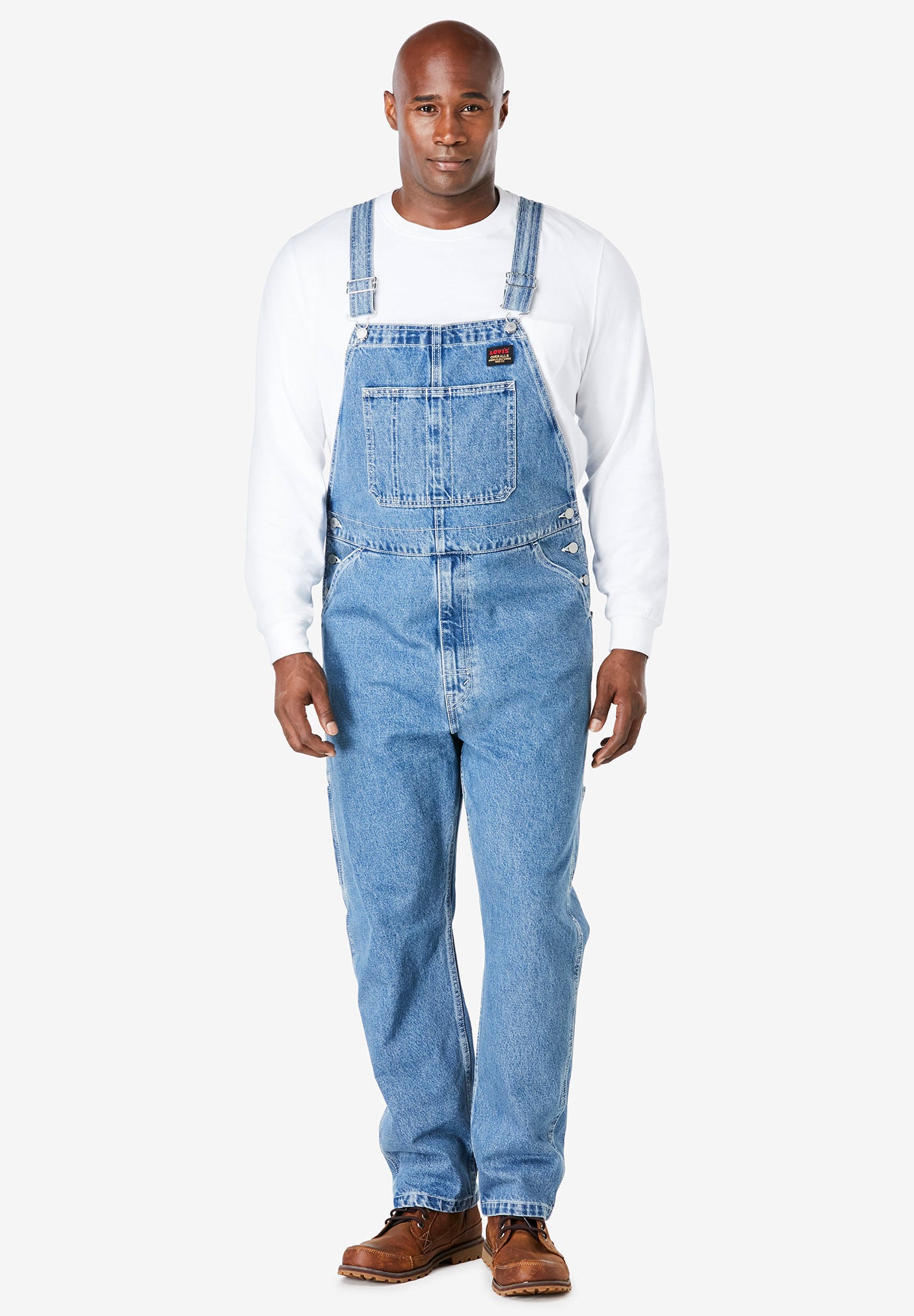 levis overalls mens black